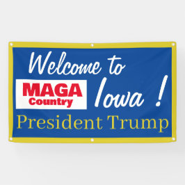 MAGA Country Bem-vindo ao Iowa, Sr. Presidente!