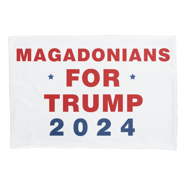 Magadonianos Para Trump 2024 Red Blue (Frente)