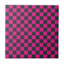 Magenta and smoke checkerboard pattern