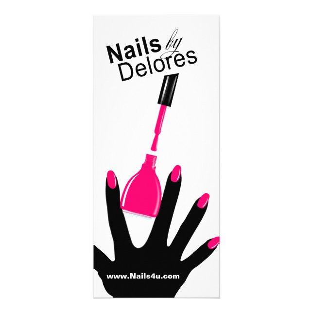 Magenta do menu do cupom do MANICURE PEDICURE (Frente)