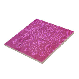 Magenta Mandala Zen Espírito De Mente Russo
