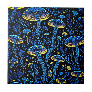 Magia Bioluminescente: Cogumelo Neon