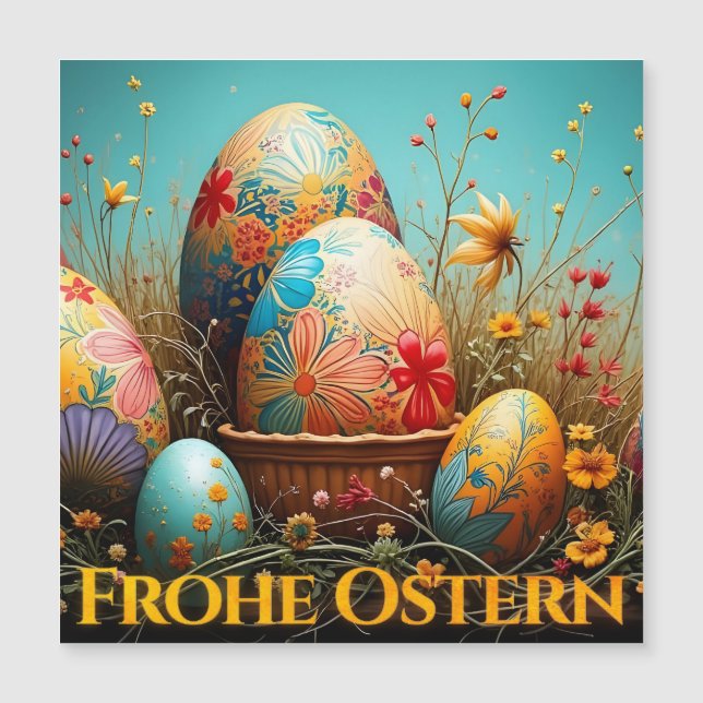 Magia da Primavera com Ovos de Páscoa (Frente)