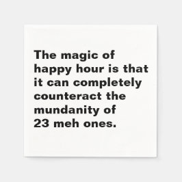 Magia de guardanapo de cocktail Happy Hour