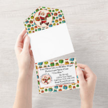 Magia de Natal - Cartão de visita Holiday