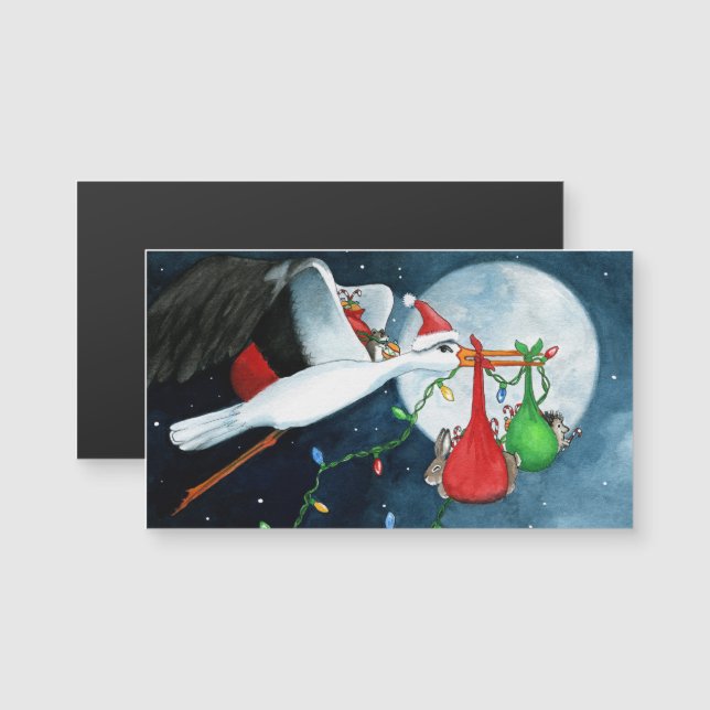 Magia de Natal com Amigos e Família por Bihrle (Frente/Verso)