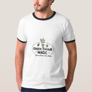 Magia do Polegar Verde Camiseta de Jardinagem Ur