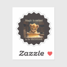 Magia é projetada para ser um adesivo de leão boni