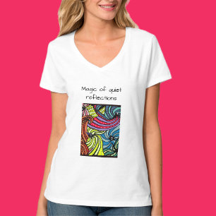 Magia em Camiseta de Reflexões Silenciosas