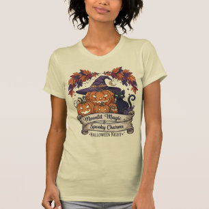 "Magia Lua e Charmes Spooky" Camisa do Dia das Bru