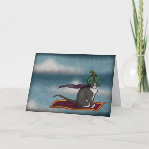 Magic Carpet Cat, cartão de saudação