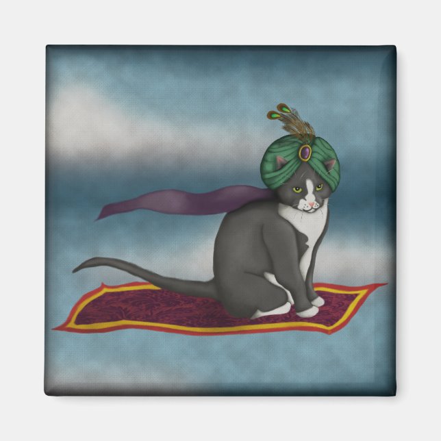 Magic Carpet Cat, imã (Frente)
