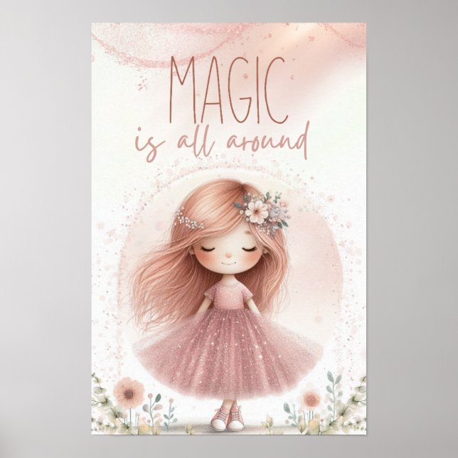 Magic is all aroud, Girl poster (Frente)