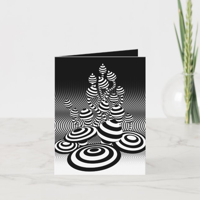 Magic Mushroom - pequeno Cartão Saudações (Frente)