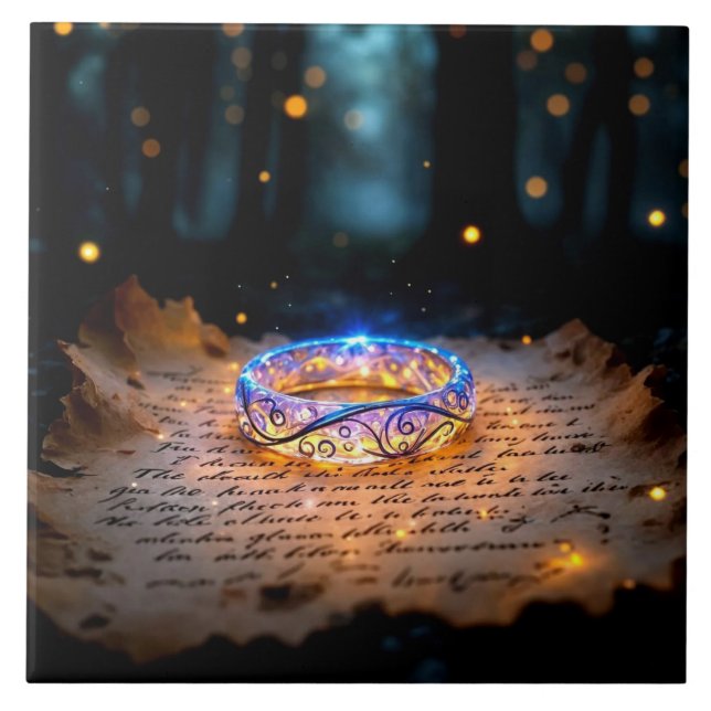 Magic ring  infused jewelry mystical spiritual gif (Frente)