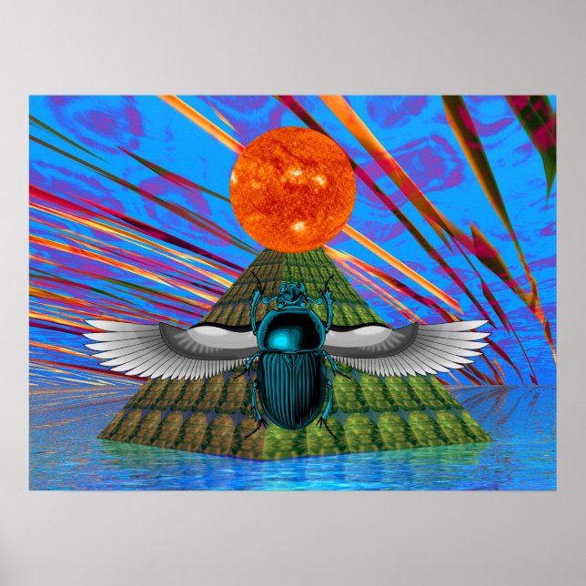 Magic Scarab Poster (Frente)