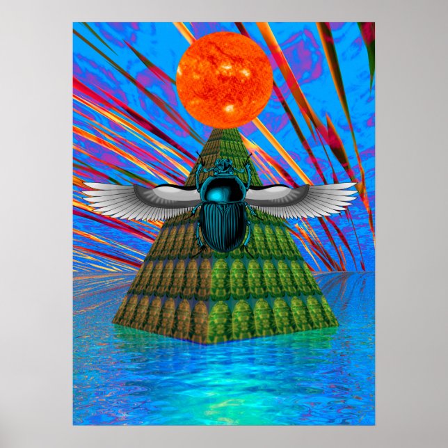 Magic Scarab Poster (Frente)