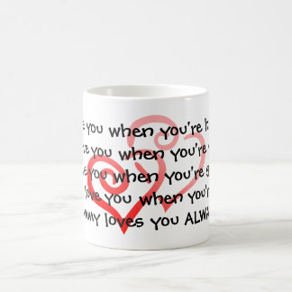 Mágica Amores das mamães do KRW você caneca sempre