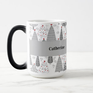 Mágica Árvore de Natal Personalizada com Nome no Caneca