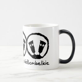 Mágica Bombelkie preto/branco caneca Morphing de 11 onças