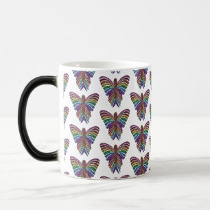 Mágica Borboleta Arco-íris (padrão) - Caneca Morfing