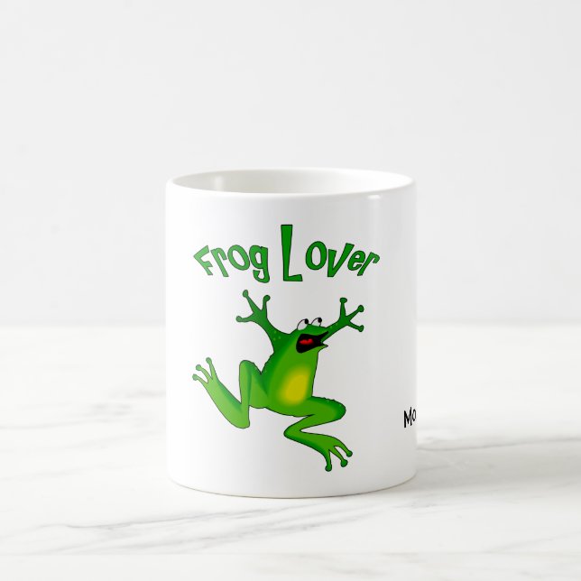 Mágica Caneca Amante de Sapos - Adicionar Texto (Centro)