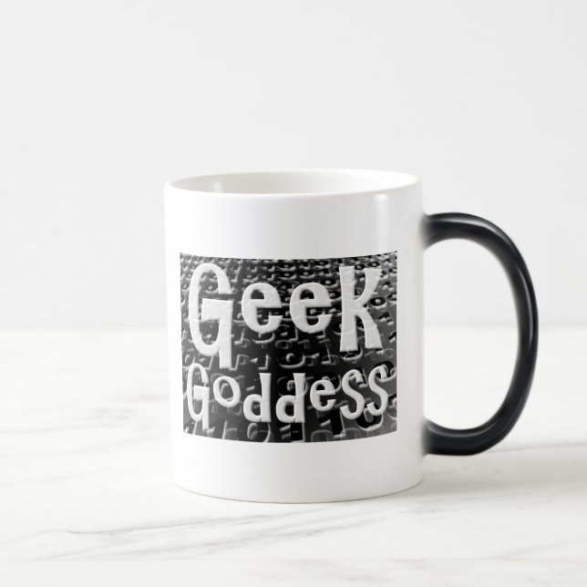 Mágica Caneca binária da deusa do geek (Direita)