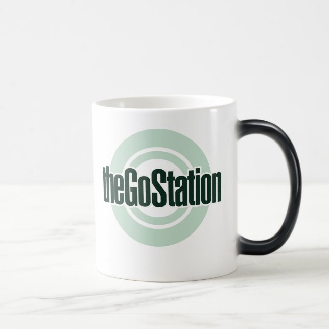 Mágica caneca Calor-sensível do logotipo (Direita)