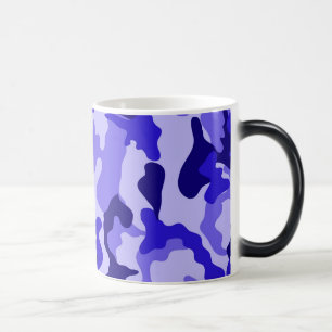 Mágica Caneca Camuflada Azul Oceano