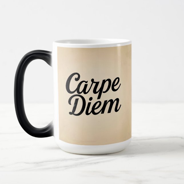 Mágica Caneca Cape Diem  (Esquerda)