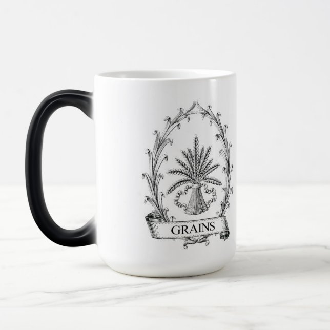 Mágica Caneca Clássica "Velho Mundo" Europeia - Grão/Trig (Esquerda)