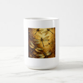 Mágica Caneca com libélula
