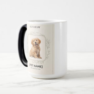Mágica Caneca com Retrato Personalizado do Animal de Esti