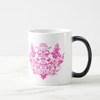 Mágica Caneca cor-de-rosa do damasco do Victorian