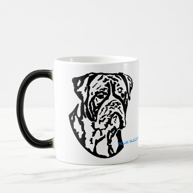 Mágica Caneca customizável do buldogue (Esquerda)