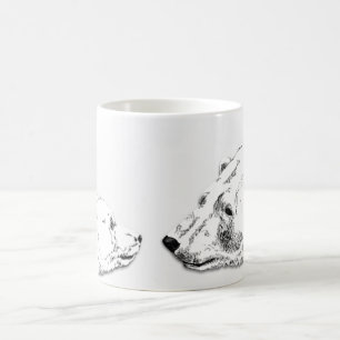 Mágica Caneca da arte dos animais selvagens do urso polar