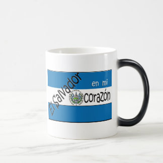 Mágica CANECA da bandera do engodo de Taza El Salvador