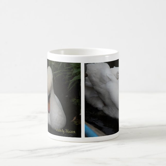 Mágica Caneca da cisne que muda a cor (Centro)