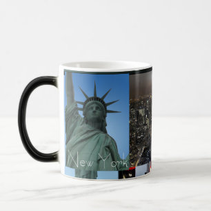 Mágica Caneca da noite de New York da arquitectura da