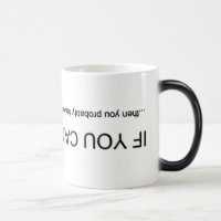 Caneca de cabeça para baixo