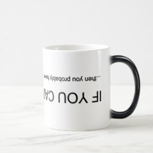 Mágica Caneca de cabeça para baixo