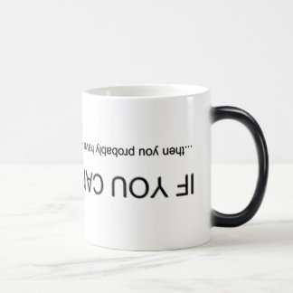 Mágica Caneca de cabeça para baixo