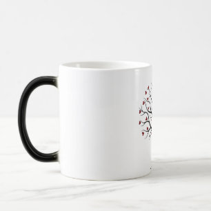 Mágica Caneca de Café Árvore do Coração de Proposta Român