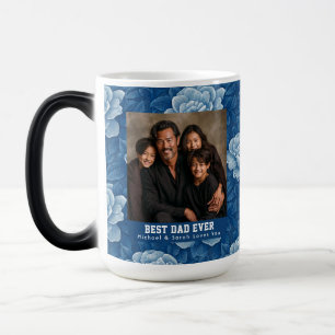 Mágica Caneca de café com foto do papai com gardênias hav