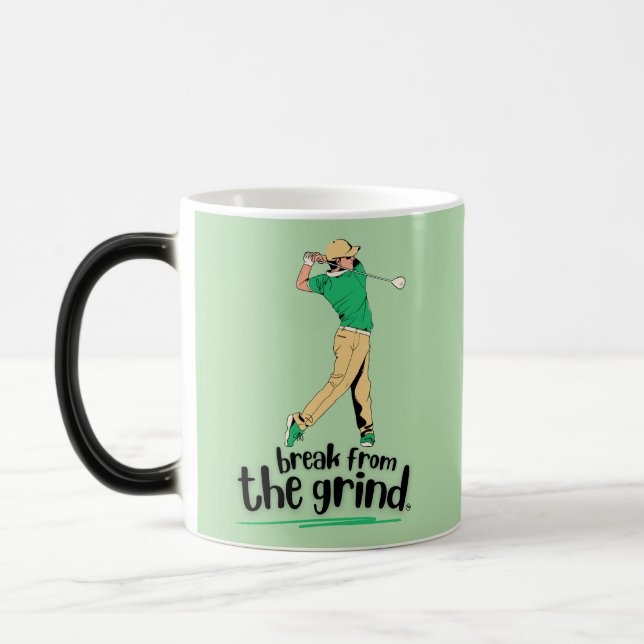 Mágica Caneca de Café de Swing de Golfe (Esquerda)