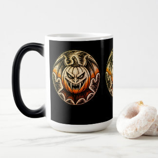 Mágica Caneca de Café do Monstro do Halloween
