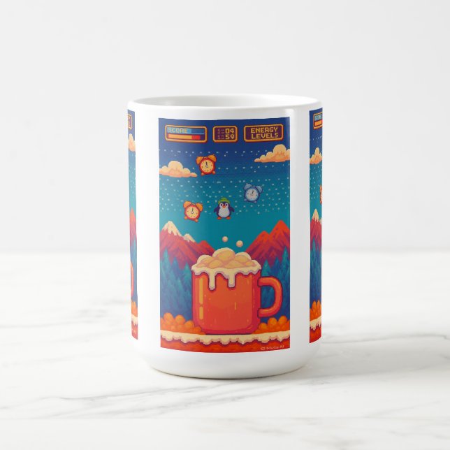 Mágica Caneca de Café Engraçada que Muda de Cor 450 ml (Center)