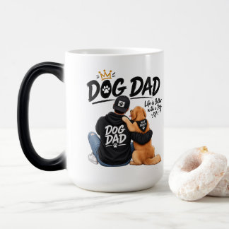 Mágica Caneca de Café Melhor Pai de Cachorro Retriever Go
