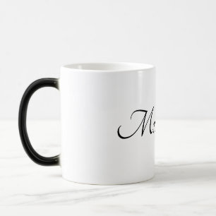 Mágica Caneca de café monogramada