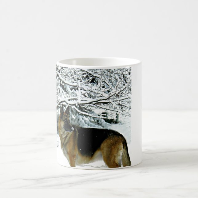 Mágica Caneca de café Morphing do german shepherd (Centro)